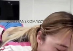 Izzy Swallows Sweaty Bbc Sextape With Facial