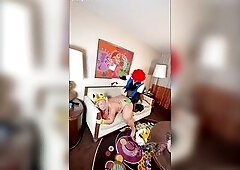 Obese Cosplay Wench Gets Torn To Pieces After Assenting To Film With The Clown!