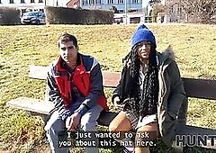 Hunt4k. such a supreme fuck for cash in the car