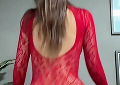 Mikaela Lafuente Walks On The Treadmill Wearing Sexy