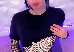 Punk Femboy plays with himself.