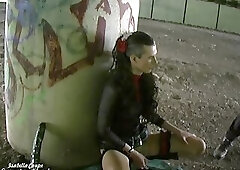 Tgirl Isabella Kinky outdoor sex 2016