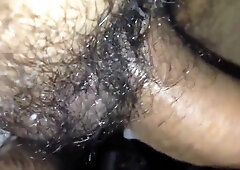 Sucking cock and playing with my friends cum 2