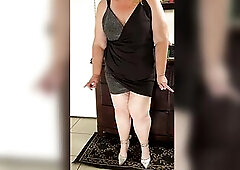 I Am Going to Show U My Large Chubby Butt and Snatch Throughout Panty for U to Wank, Edge, and Try Not to Cum Defiance - Bust your Nut