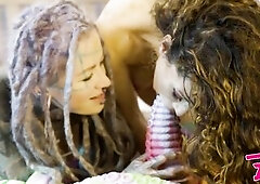 Extraordinary Anal Massive Sex Toy Hard Screw - Large Ass Stretching, Prolapse, Gape, Double Penetration, AtmEXTREME ANAL large toy lesbo
