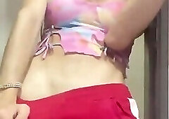 Tgirl shows her monster cock