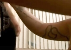 Stunning black-haired with yam-sized butt loves harsh dick