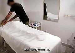 Her ordinary masseur was away this day, so this playful trophy wife had to settle for anybody fresh. It didn't take lengthy for her to warm up to