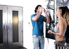 Outstanding large boobs teacher Mckenzie Lee rode students large dong after excitement massage and excitement schlong sucking That Babe massage his ba