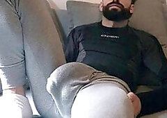 Yankee, gay threesome bareback, gay fucking