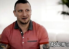 Brunette hair Teen Drilled Doggy position By A Stranger