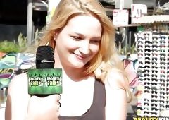 Interviewed About What She Has To Say