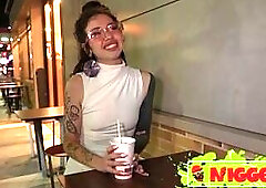 Buttplug doxy can't watch the ebony dick banging her. Fedora Morelli, blindfolded interracial on Nigged