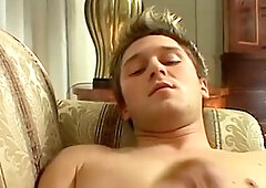 Newbie London Lane enjoys cigars and masturbation suspended in the air