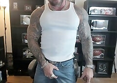 Hairy man, verbal white master, straight alpha