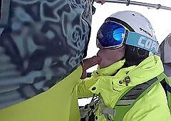 4k public bj in ski raise