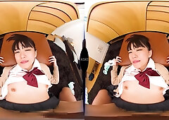 Alluring asian coquette memorable VR clip