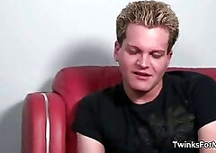 Sexy twinks having hardcore gay sex for cold hard cash