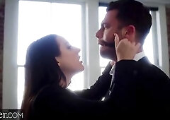 Angela's law clerk is happily in love with his fiance, which makes keeping him late at the office that much greater quantity gratifying.