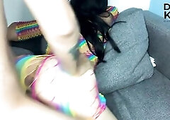 Mi esposa marcho sobre una verga distinta y asi celebro el mes de la diversidad