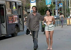 Lucy Bell gets fucked in parking place