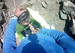 Twink otters outdoors