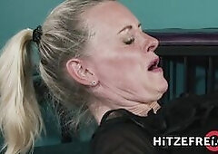 Dirty Tina is a nymphomaniac and always horny. The most tabooless milf who never gives up a cock after just one fuck. About her shooting partner Mr. B