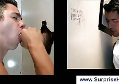 Hard blowjob by a gay guy