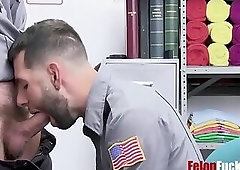 Two Guards Do Things In Spare Time