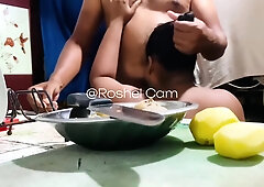 Sri Lankan Surprise Sex While Making Dinner