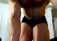 Str8 arab bodybuilder massive flexing 3