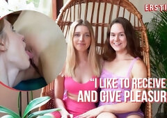 Ersties - Anca & Freya Have Sexy Lesbian Sex With a Dildo