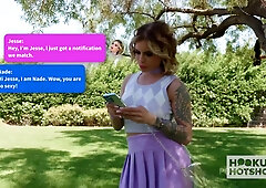 Fuck-Crazy Slut Jesse Pony Gets Fucked In The Ass By Nade Nasty