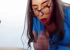 Cum on Mouth shooting up good tgirl