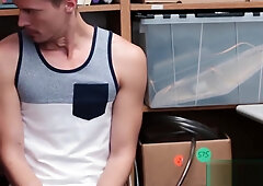 Male suspect barebacked until a blasting ending by officer