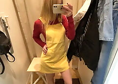 Didn't Buy Anything but Fucked in the Fitting Room.