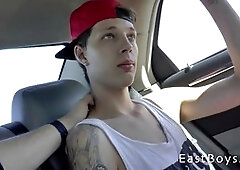 Limousine dudes 2016 - giant salami