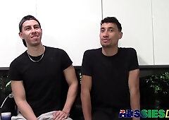 Hung Aussie Larken Sucks Kaleb Hard Dick Before Riding