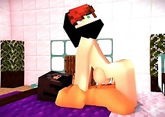 Minecraft gay, male orgasm, jenny mod minecraft