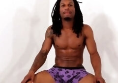 Leather-themed fun with bear dudes enjoying some hot gay action