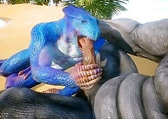 Furry gay porn yiff, animation dragon, big dick