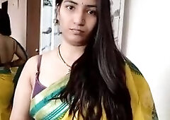Perfect Desi Girl In Saree Show