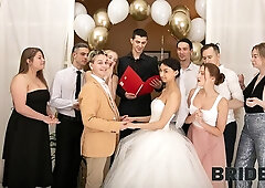 Bride party sex with astonishing dolls Ashly Rabbit and Moon Imp