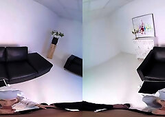 Sinner Nun; Nun Cosplay with Blonde Pornstar VR Blowjob and Sex