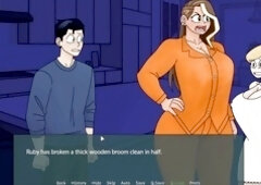 Step, big tits, video game