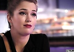 Lesbian PI seduce and licks clients wife