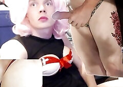 SOLO TRANS CUM EXPLOSION AND INTENSIVE GRINDING