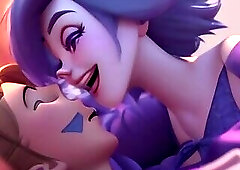 seducing a boy at home (animated)