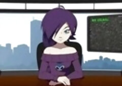 Zone Tan sex clip with a raunchy cartoon girl getting nailed by sex machines