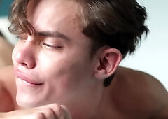 Andy Rodrigues And Austin Ponce - Huge Monster Brazilian Cock Fucks Skinny Twink Rough And Loud